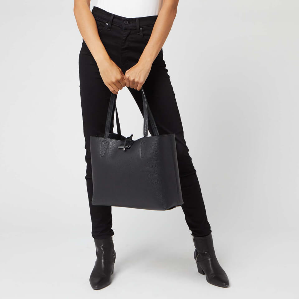 Guess Women's Reversible Bobbi Logo Tote Bag - Black/White