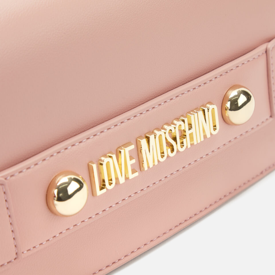 Love Moschino Women's Cross Body Bag with Scarf - Pink