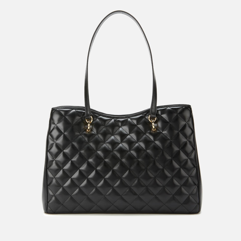 Love Moschino Women's Quilted Shopper Bag - Black