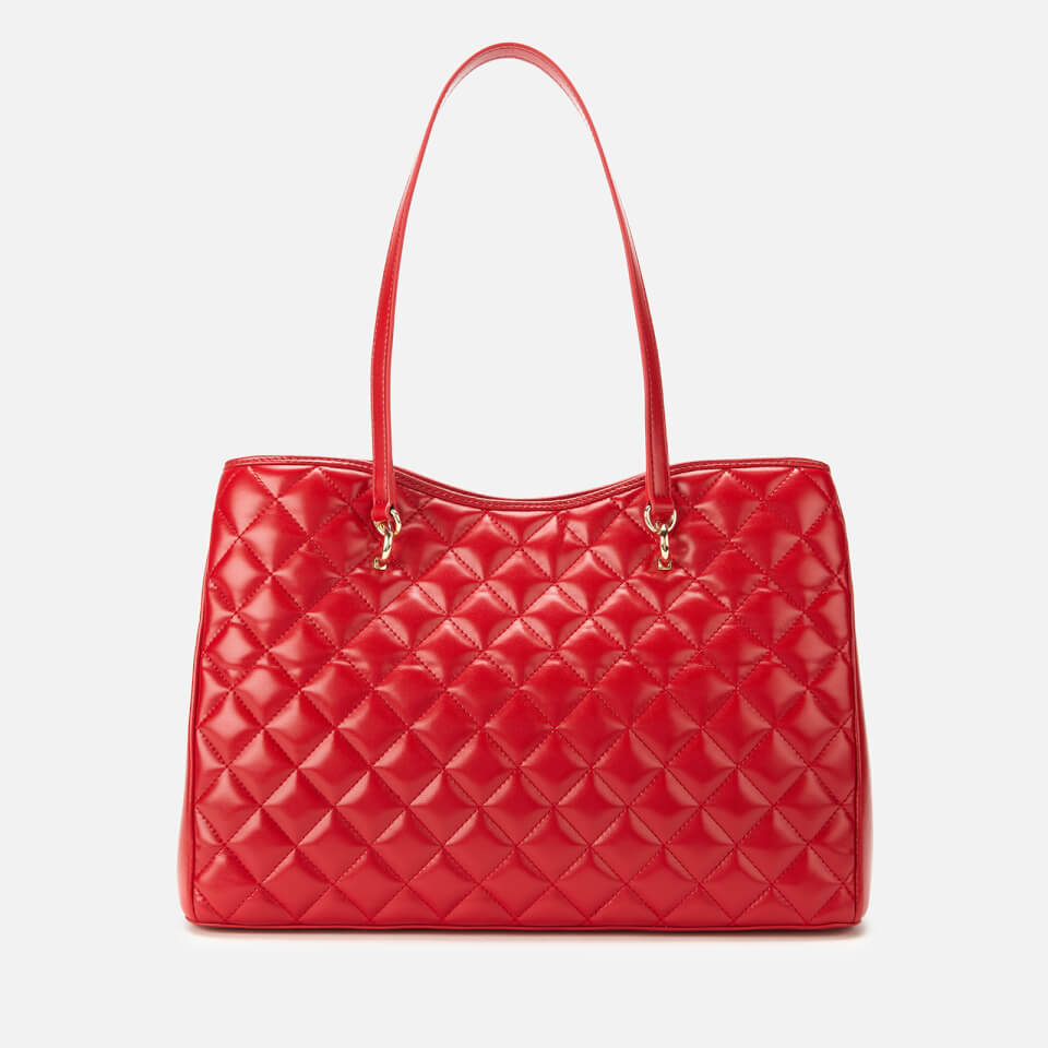 Love Moschino Women's Quilted Shopper Bag - Red