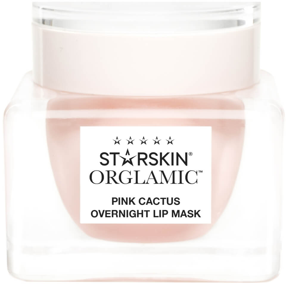 STARSKIN Orglamic Pink Cactus Foaming Lip Mask Nourish and Plump 0.51 fl. oz