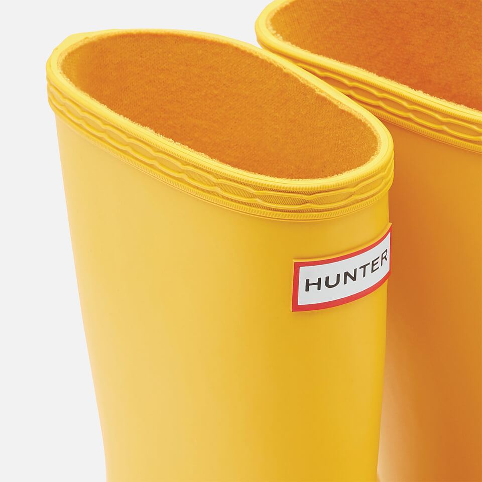 Hunter Kids First Classic Wellington Boots Yellow Allsole