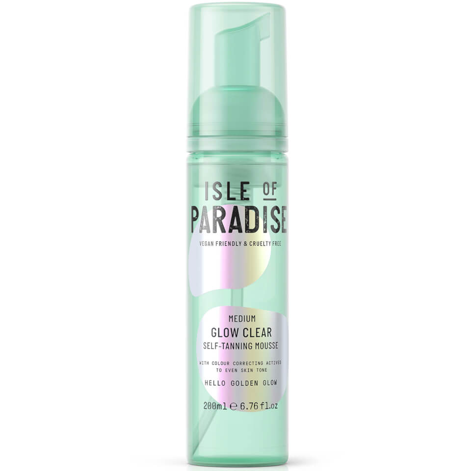 Isle of Paradise Glow Clear Self-Tanning Mousse - Medium 200ml