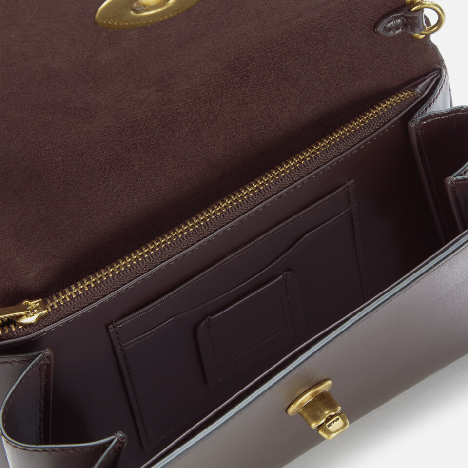 Coach Women's Colorblock Scallop Rivets Marlow Bag - Black