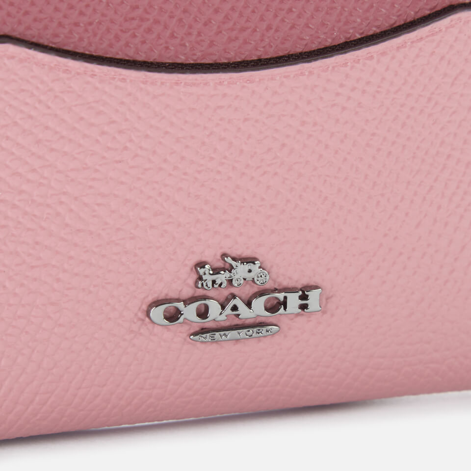 Coach Women's Colorblock Flat Card Case - True Pink Multi