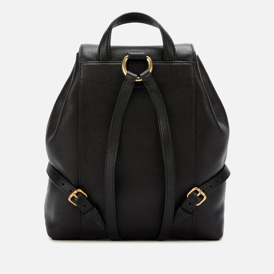 Coach Women's Polished Pebble Leather Evie Backpack - Black