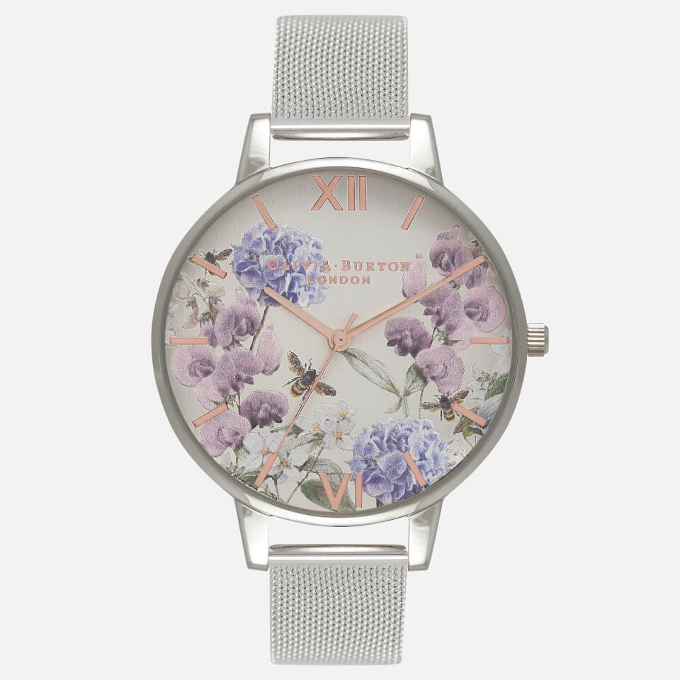 Olivia Burton Women's Parlour Bee Blooms Watch - Enchanted Garden
