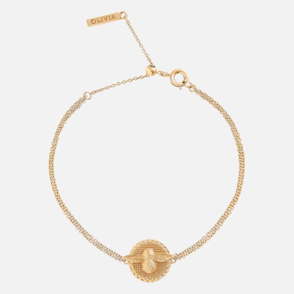 Olivia Burton Women's 3D Bee Disc Chain Bracelet - Gold