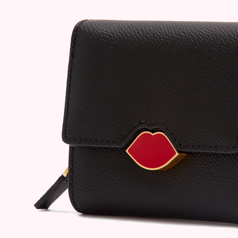 Luxury Leather Bucket Coin Purse Women Mini Wallet Lipstick Bag