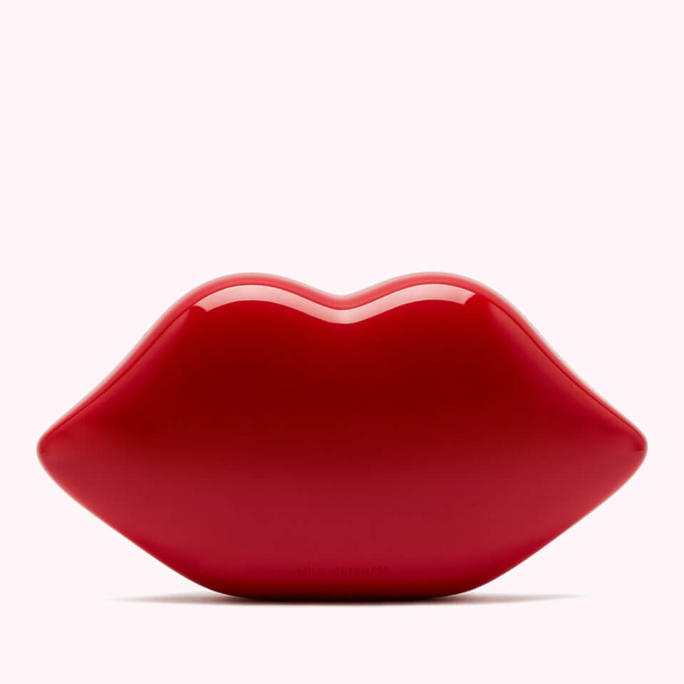 Lulu Guinness Women's Medium Lips Clutch Bag - Classic Red
