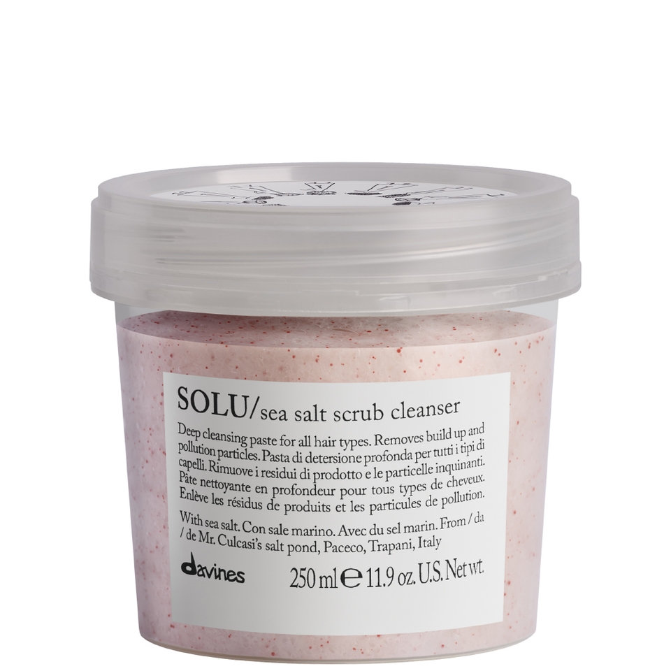 Davines SOLU Sea Salt Scrub Cleanser 250ml