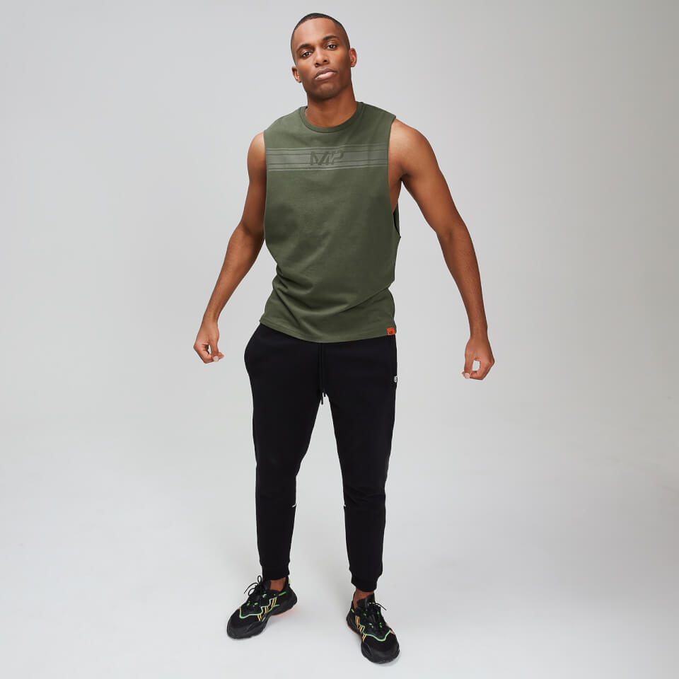 MP Men's Rest Day Drop Armhole Tank Top - Army Green