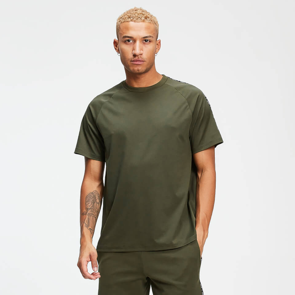 MP Men's Rest Day Double Tape Tricot T-Shirt - Army Green