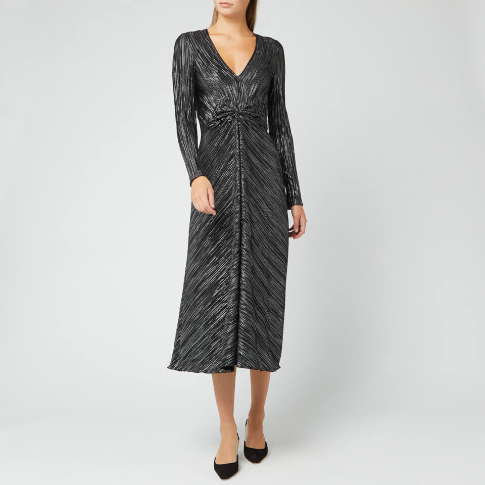 【関税込み】REMAIN Birger Christensen グレー Gunilla ブラ レースロングワンピース / GRACE CONTINENTAL | GRACE