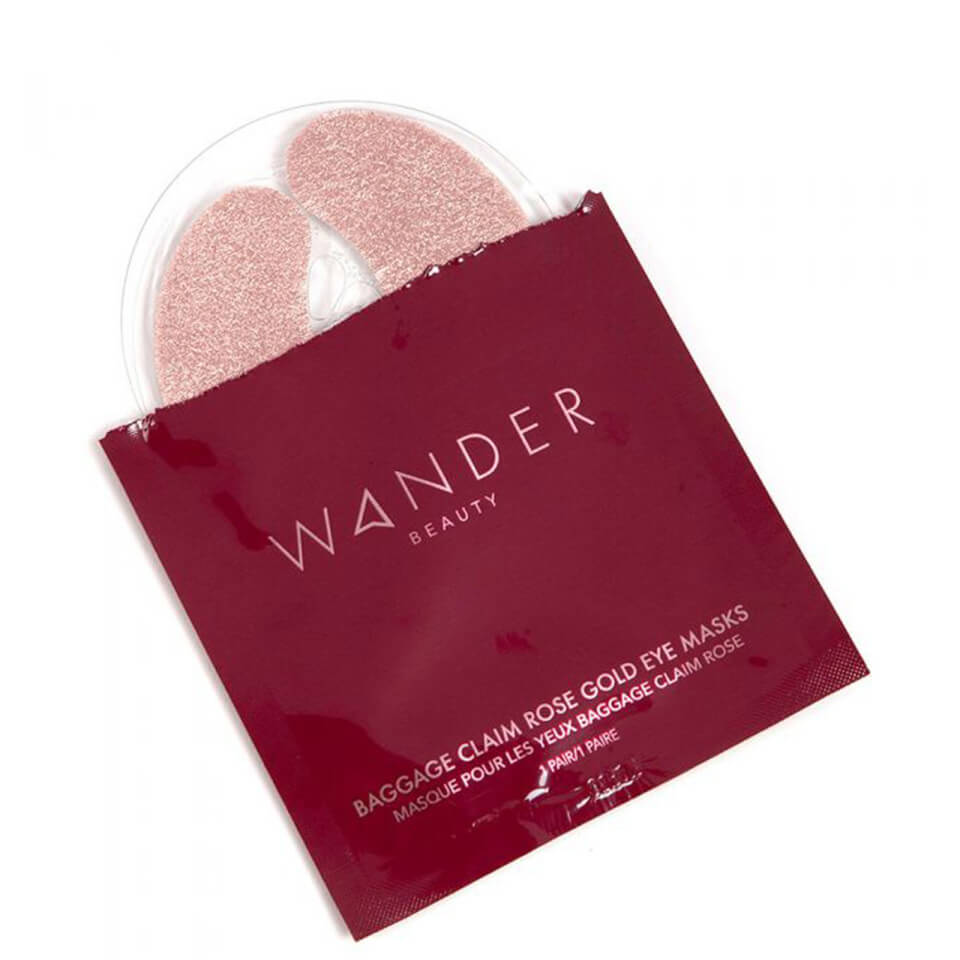 Wander Beauty Baggage Claim Eye Masks (Pack of 6) - Rose Gold