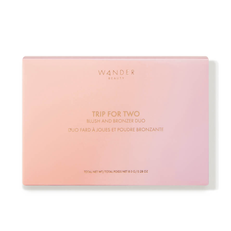 Wander Beauty Trip for Two Blush and Bronzer Duo - Bellini 0.28 oz