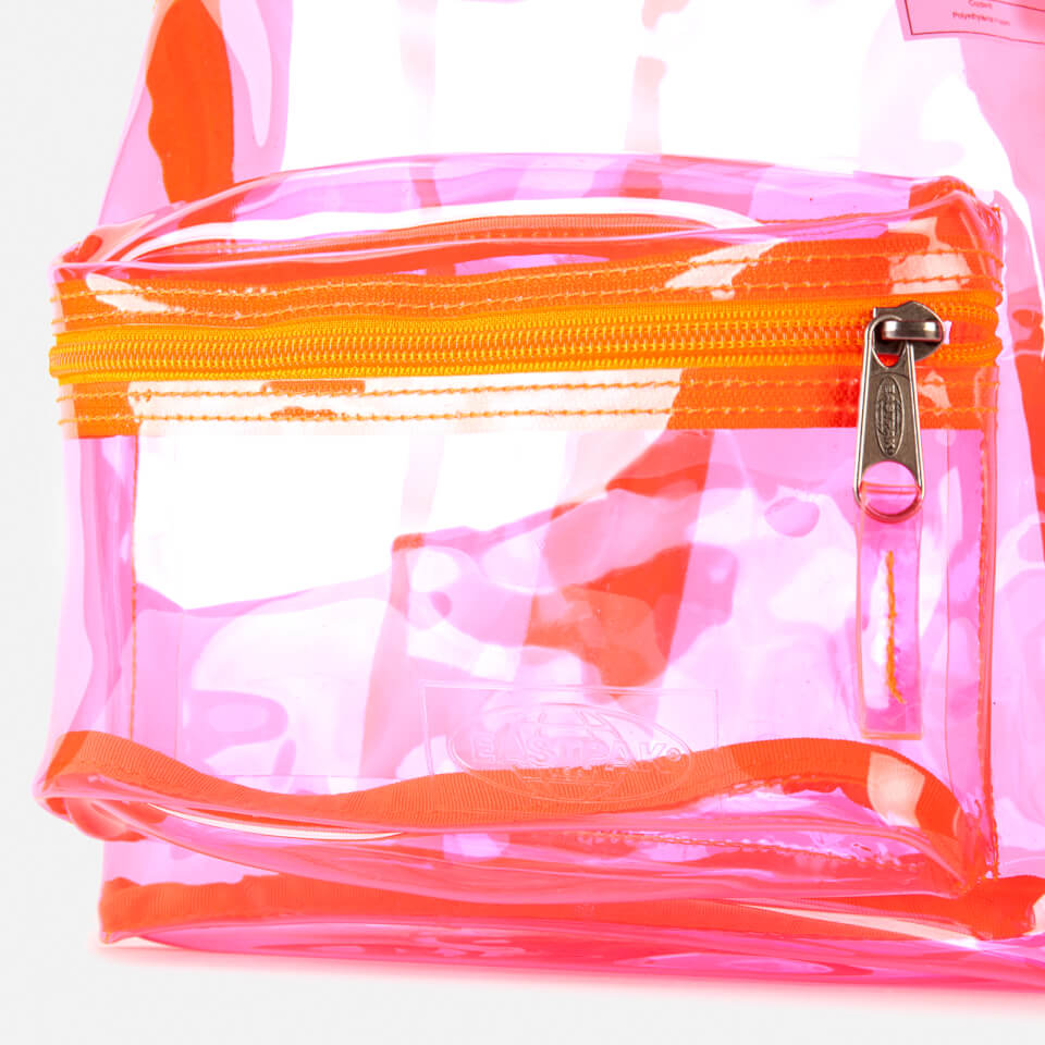 Eastpak Women's Authentic Transparent Orbit Backpack - Fluo Pink Film