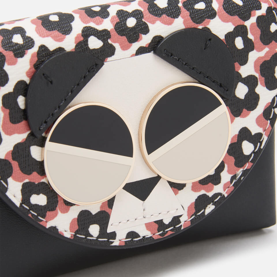 Kate Spade New York Women's Spademals Gentle Panda Medium Bifold Wallet - Multi