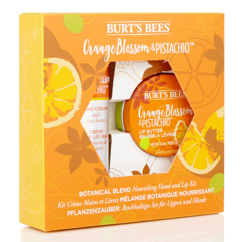 Burt’s Bees Botanical Blend Nourishing Hand and Lip Kit - Orange Blossom & Pistachio