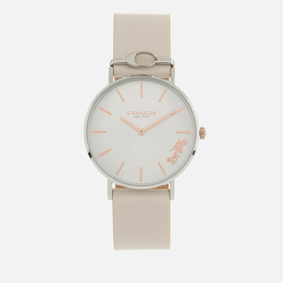 Coach Women's Perry Leather Strap Watch - Rou SWH