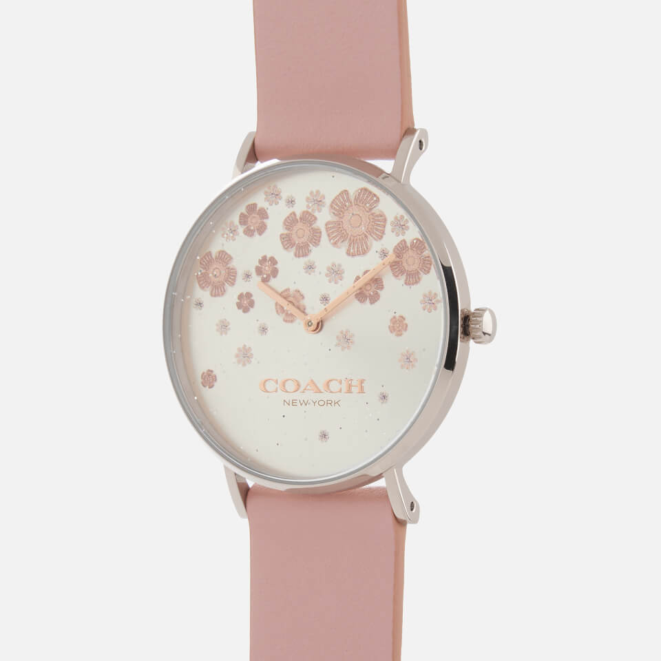 Coach Women's Perry Leather Strap Watch - Pink
