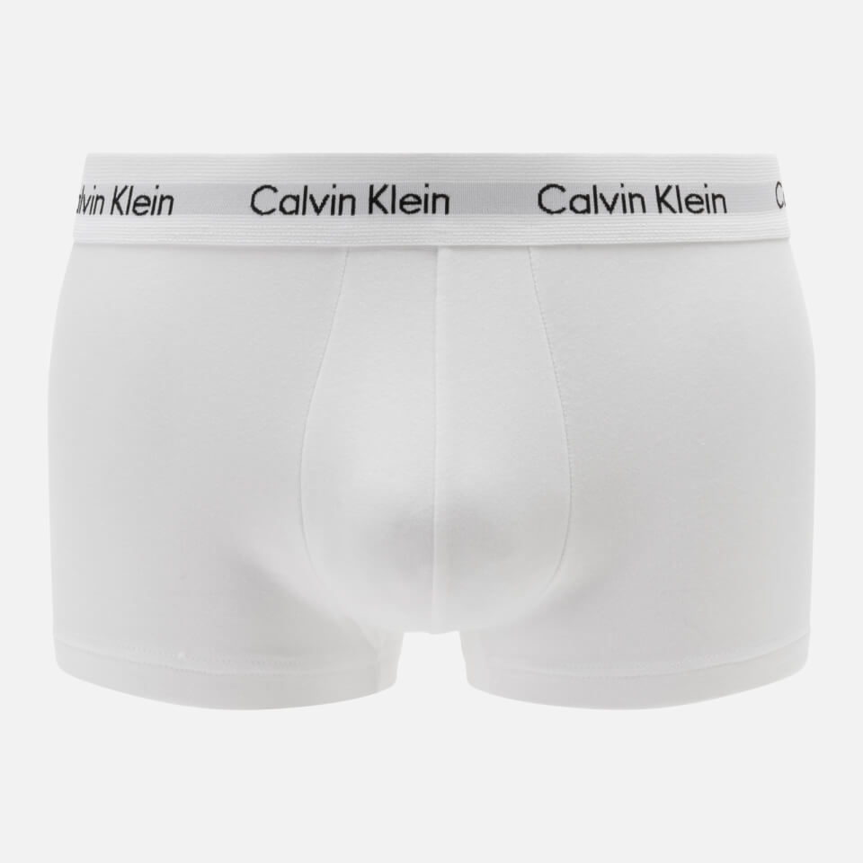 Calvin Klein Men's 3 Pack Low Rise Trunk Boxers - Black/White/Grey