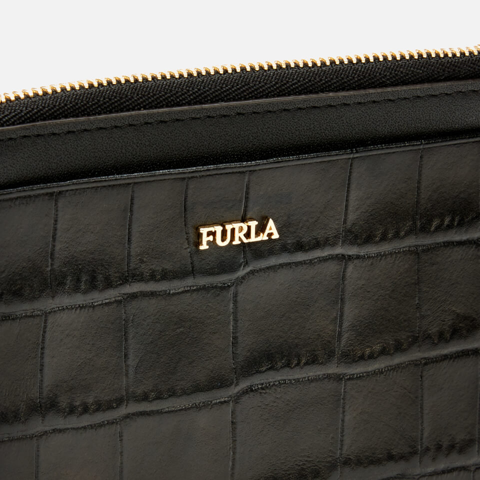 Furla Women's Babylon Small Zip Card Case - Black