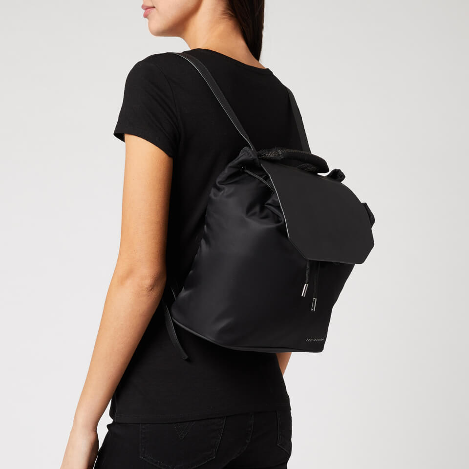 Ted Baker Women's Mahda Nylon Drawstring Backpack - Black