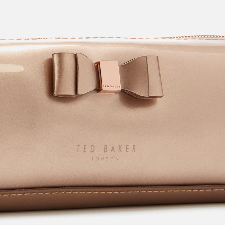 Ted Baker Women's Blasia Bow Detail Pencil Case - Rosegold