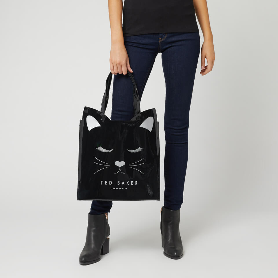Ted Baker Women's Meowcon Cat Large Icon Bag - Black