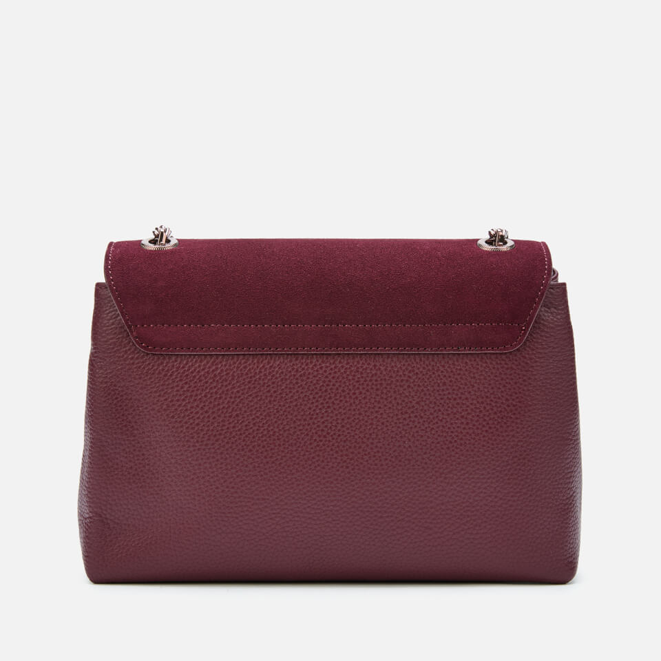 Ted Baker Leather Toiletry Bag In Purple | ASOS