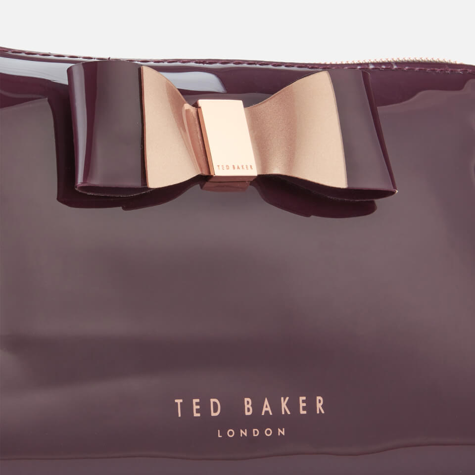 Ted Baker Women's Vivekah Bow Detail Makeup Bag - Deep Purple