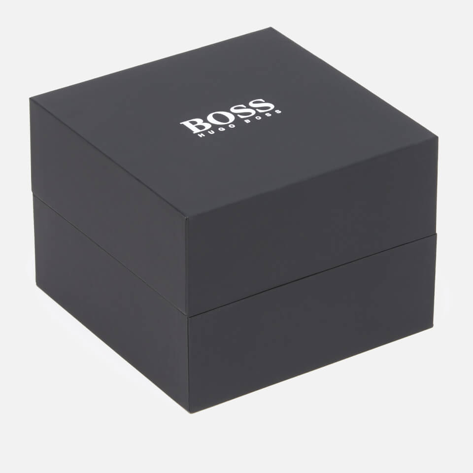 BOSS Hugo Boss Men's Oxygen Leather Strap Watch - Rouge Black
