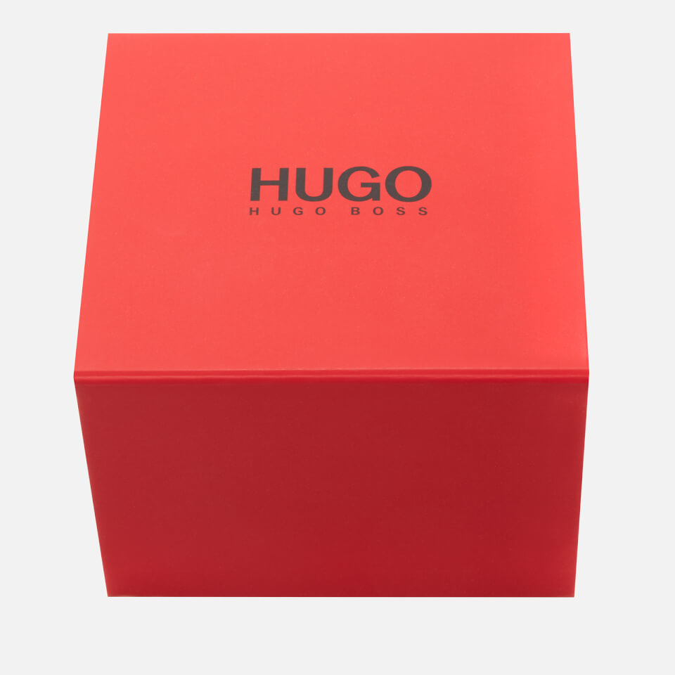 HUGO Men's Own Metal Strap Watch - Rou Green