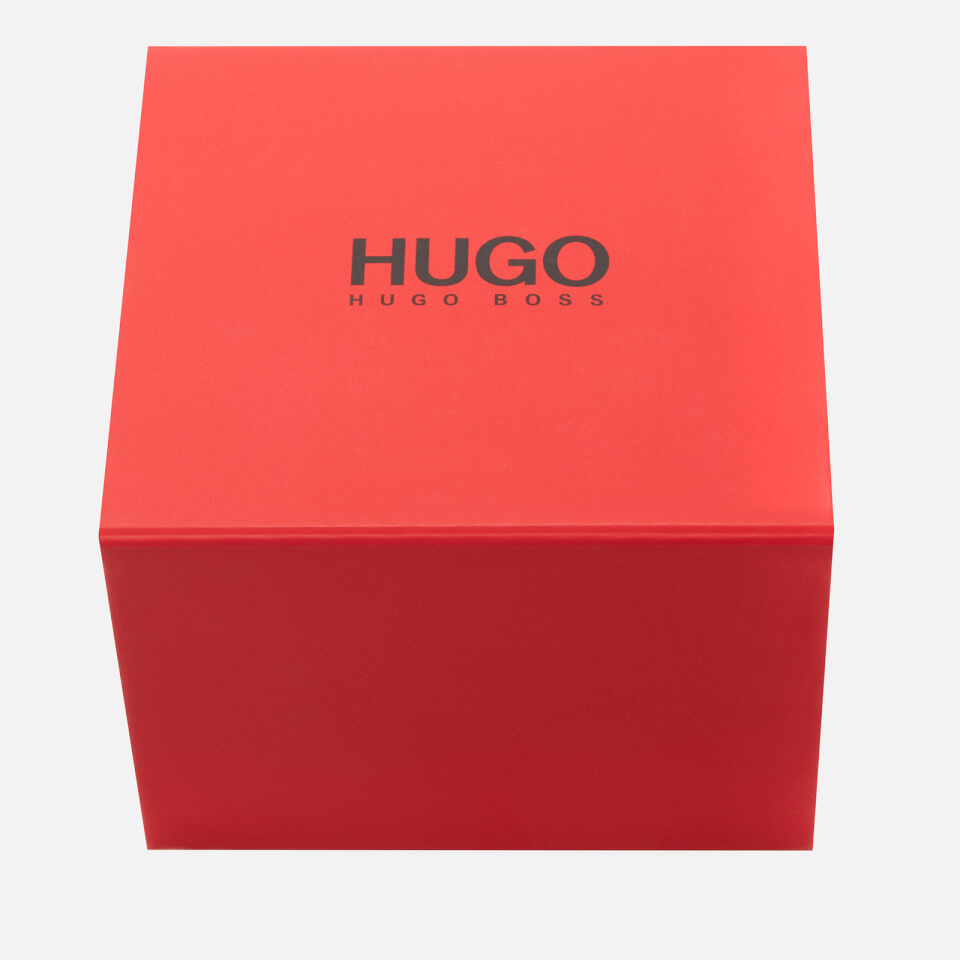 HUGO Men's Act Mesh Strap Watch - Silver