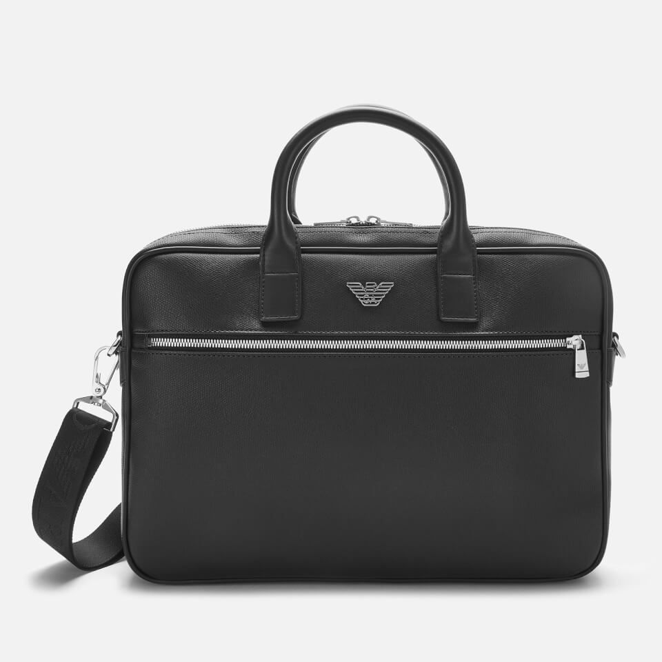 Emporio Armani Men's Small Briefcase - Black