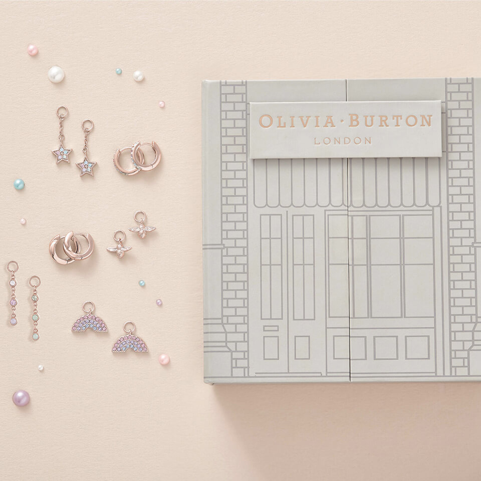 Olivia Burton Women's Rainbow House of Huggies Gift Set - Rose Gold