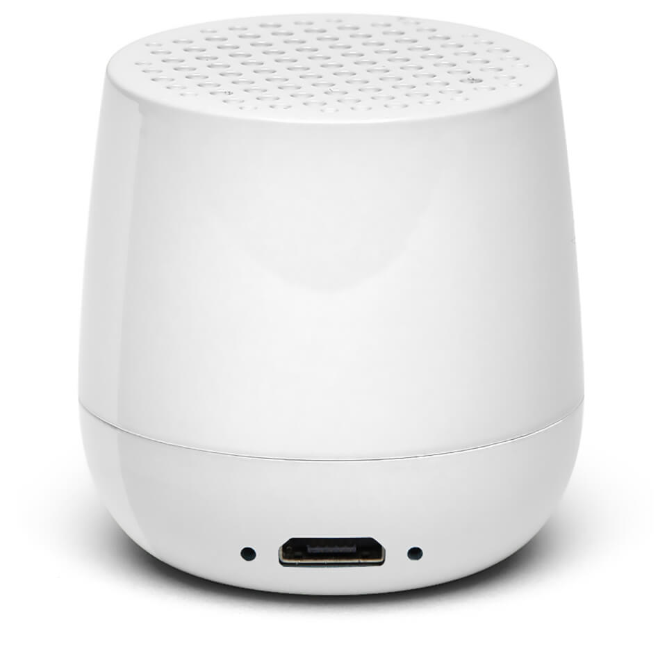 Lexon MINO Glossy Bluetooth Speaker - ABS Glossy White