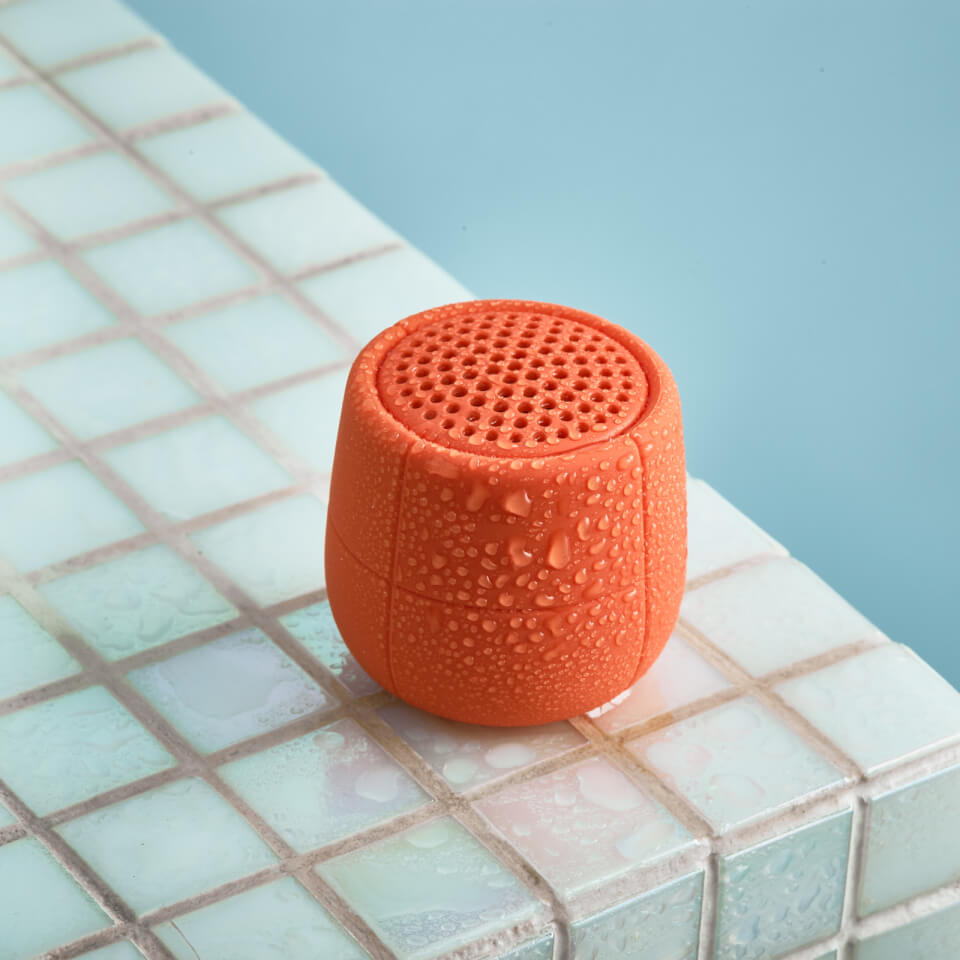 Lexon MINO X Water Resistant Bluetooth Speaker - Orange
