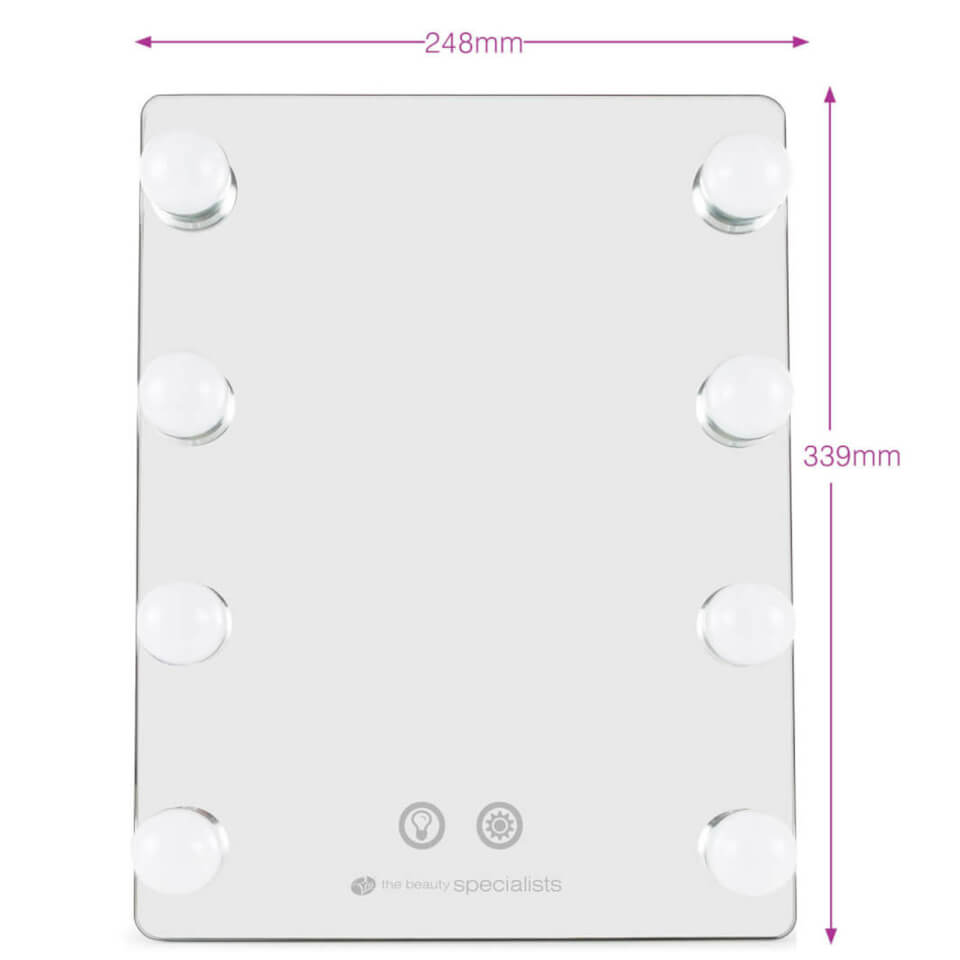Rio Hollywood Glamour Lighted Mirror LOOKFANTASTIC