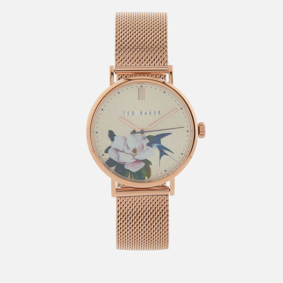 Ted Baker Women's Phylipa Flower Watch - Gold
