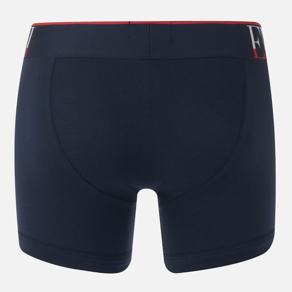 Emporio Armani Men's Single Boxer Shorts - Blue