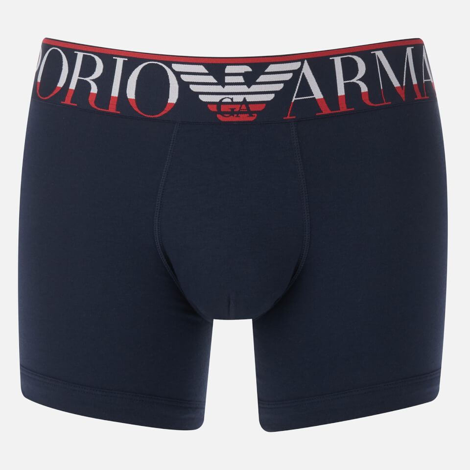 Emporio Armani Men's Single Boxer Shorts - Blue