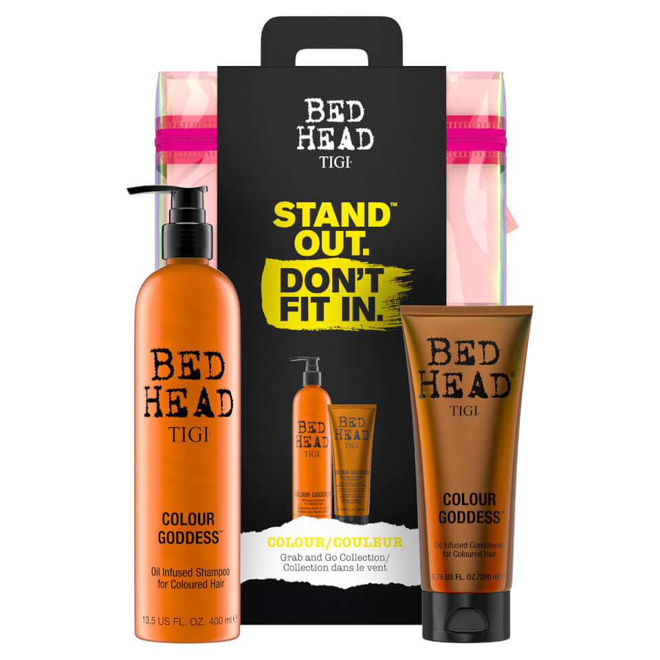 TIGI Bed Head Coloured Hair Gift Set with Colour Goddess Shampoo and Conditioner