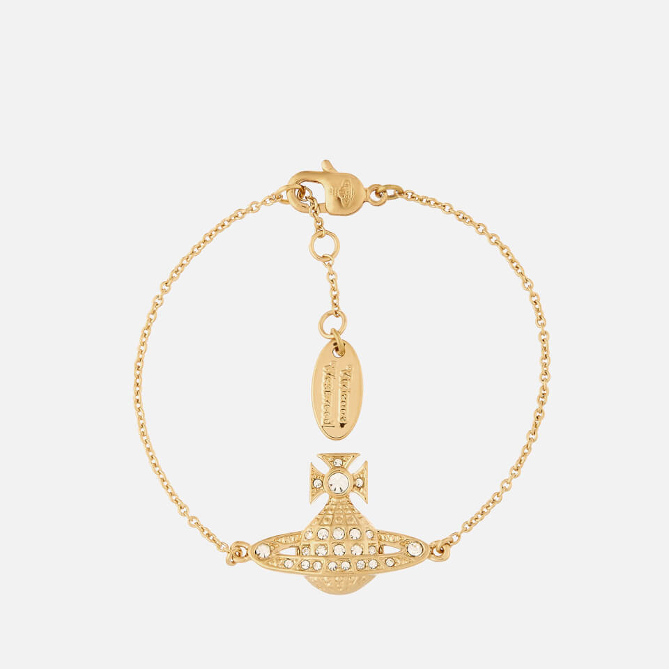 Vivienne Westwood Women's Minnie Bas Relief Bracelet and Pendant Giftset - Gold Crystal