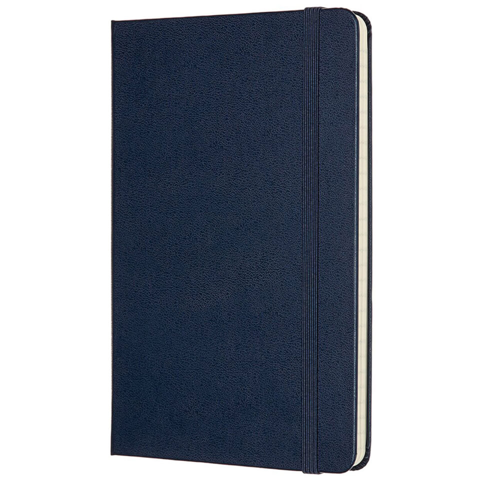 Moleskine Classic Ruled Hardcover Medium Notebook - Sapphire Blue