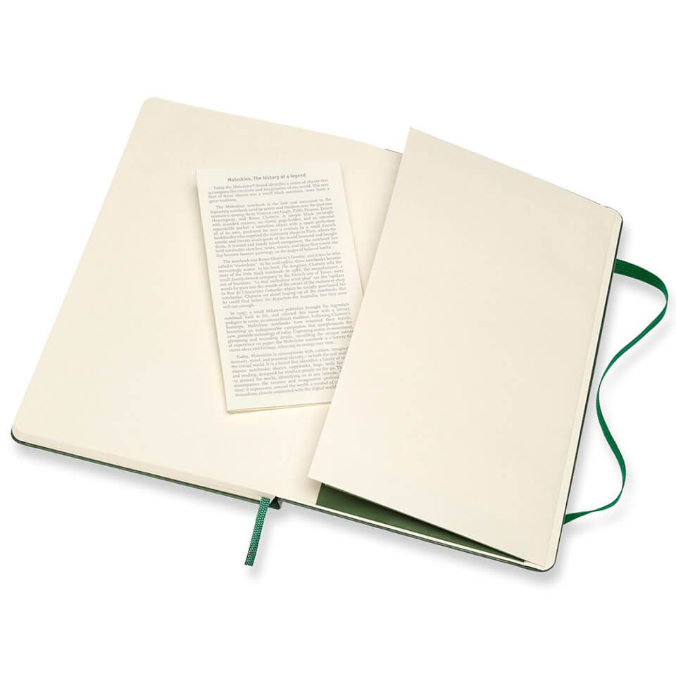 Moleskine Classic Ruled Hardcover Large Notebook - Myrtle Green