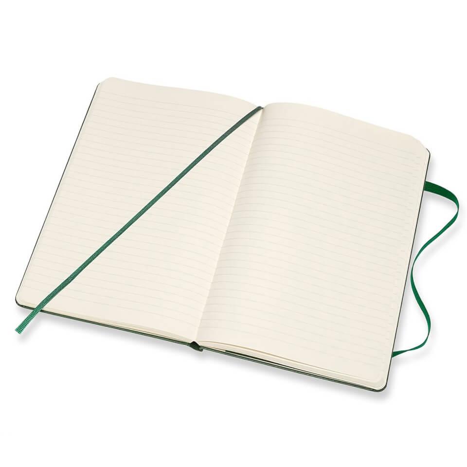 Moleskine Classic Ruled Hardcover Large Notebook - Myrtle Green