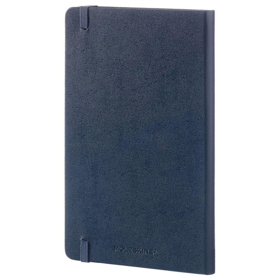 Moleskine Classic Ruled Hardcover Large Notebook - Sapphire Blue