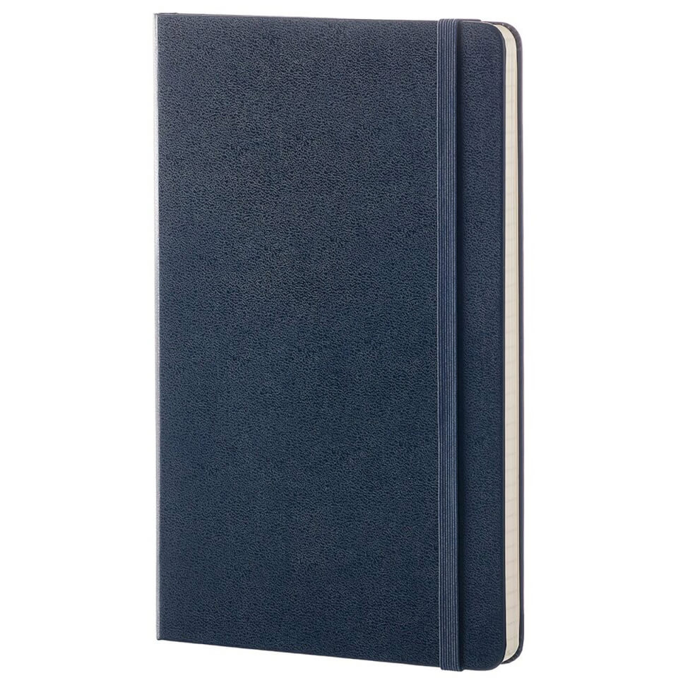 Moleskine Classic Ruled Hardcover Large Notebook - Sapphire Blue